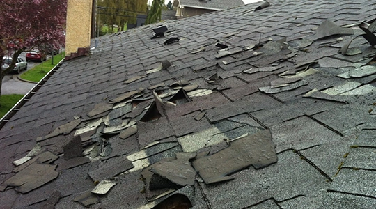 Extreme Wind Damage Roof Repair